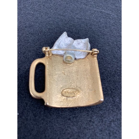 Danecraft Cats in Cup "Quite!! We haven't had our coffee yet" Scripted on cup  O - Picture 2 of 3